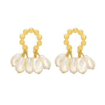 New Fashion Baroque Pearl Earrings Elegant Jewellery For Women - The Jewellery Supermarket
